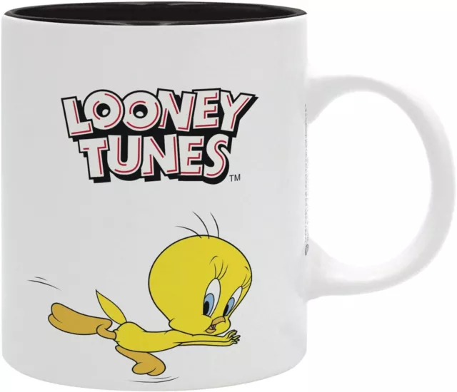 Official Looney Tunes Tweety Pie Sylvester Coffee Mug Cup New In Gift Box Aby