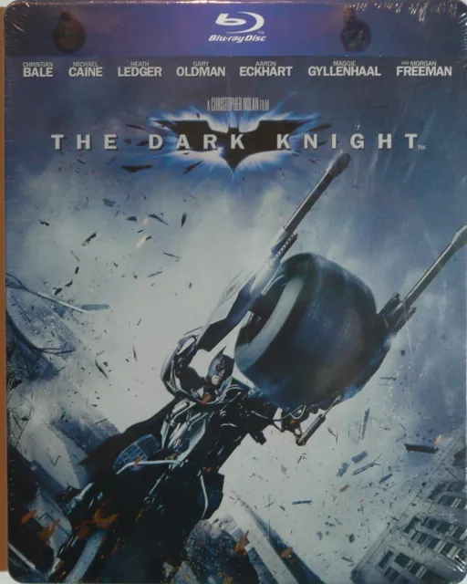 188/Batman The Dark Knight/El Caballero Oscuro /Steelbook/Blu-Ray Disc/Es Import