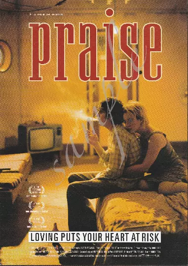 Peter Fenton and Sacha Horler in John Curran's PRAISE - unique and rare flyer