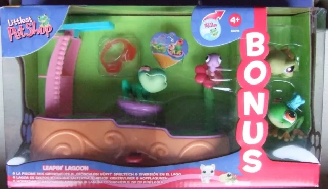 Littlest Pet Shop  leapin' Lagoon la piscine des grenouilles neuf en boite