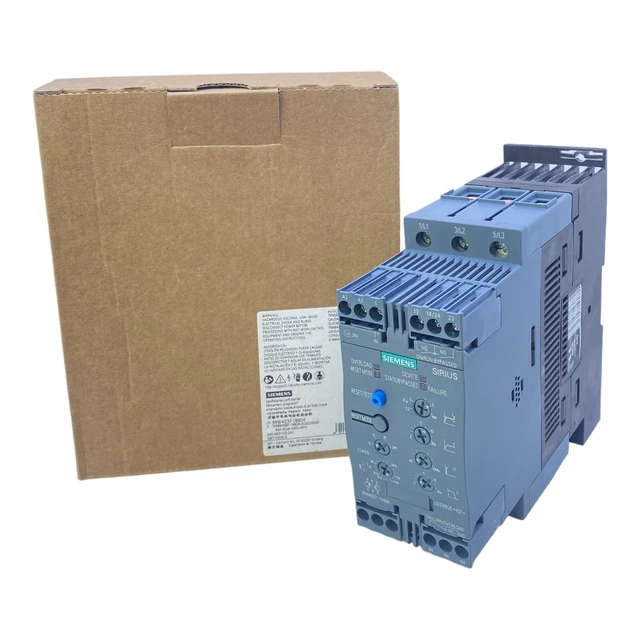 Siemens 3RW4037-1BB04 Soft Starters 3-phasig 30kW 480V AC 63 A
