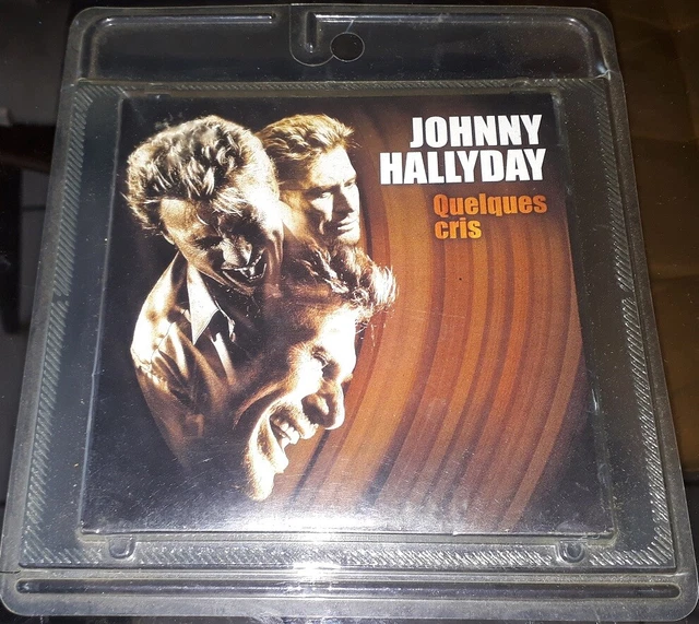 Neuf Scelle Johnny Hallyday 1Ere Edition Cd Single Pochette Simple Quelques Cris