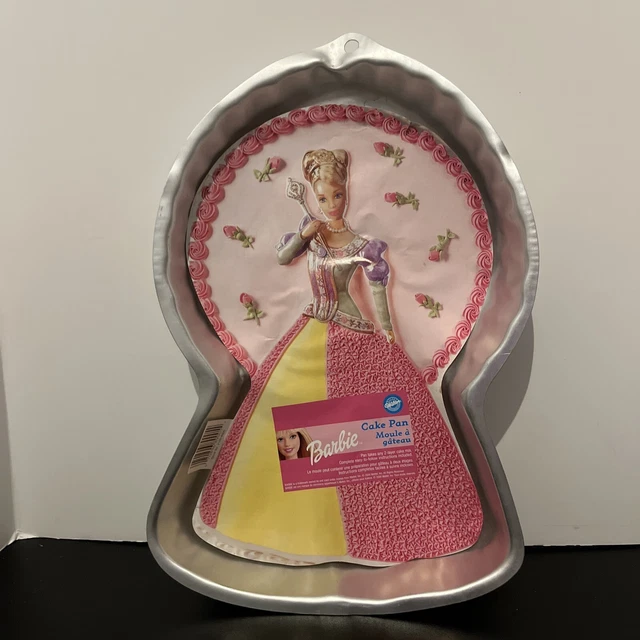 VTG Wilton  Barbie Princess Cake Pan 2105 - 8900 Mattel . 2000 Dreamtime Queen