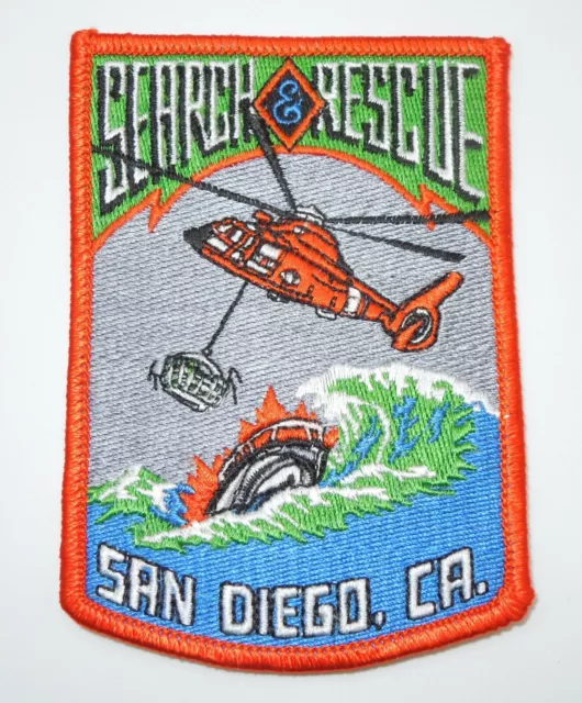 Original US Coast Guard USCG Search & Rescue SAR San Diego, California Patch R21