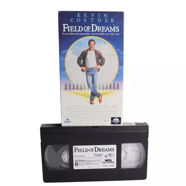 FIELD OF DREAMS (VHS, 1989) Kevin Costner – MCA Universal – Used $6.99 …