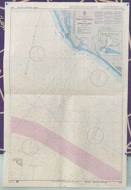 Admiralty 4908 UNITED STATES WEST COAST PORT HUENEME AND APPROACHES Map Chart