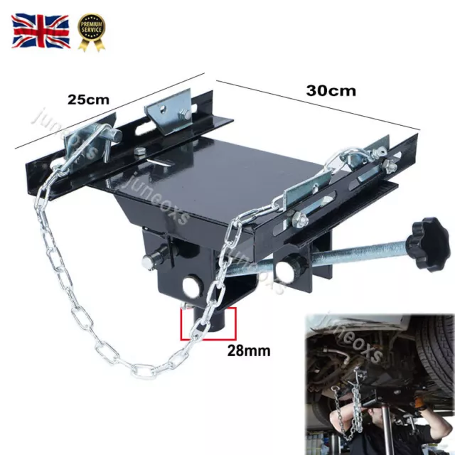 Transmission Jack Adaptor Gearbox Floor Jack Support Plate Garage Tool 500Kg