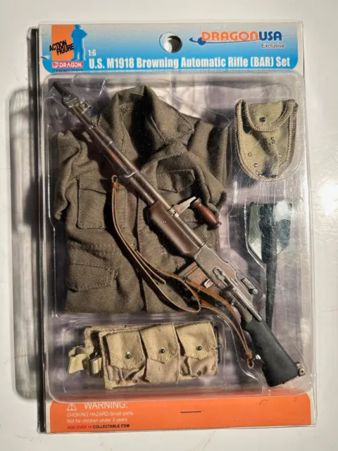 1:6 Dragon WWII US Army M1918 Browning Automatic Rifle (BAR) set SEALED NEW