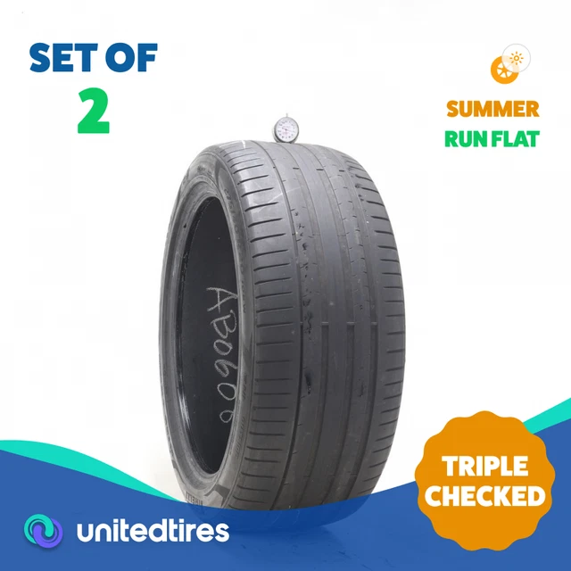 Set of (2) Used 275/40R20 Pirelli P Zero PZ4 Run Flat 106W - 4-4.5/32
