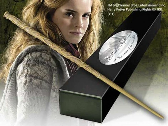 HARRY POTTER BAGUETTE Magique - Magic Wand Hermione Granger Noble ...
