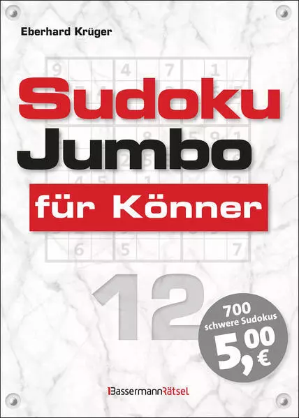 Sudokujumbo für Könner 12 | Eberhard Krüger | 2024 | deutsch