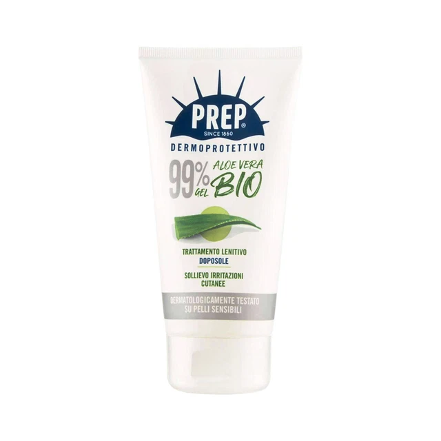Prep Dermoprotettivo Doposole Lentivo Gel Bio Aloe Vera Pelli Sensibili 150Ml