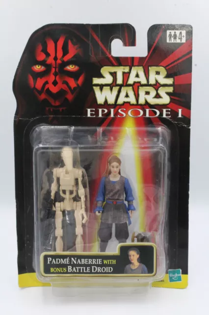 Star Wars 2 Pack Padme Naberrie & Battle Droid 1999 Episode 1 Hasbro 3,75 (AF706