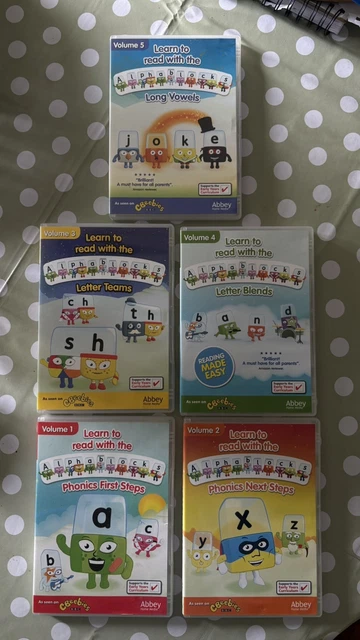 ALPHABLOCKS COMPLETE COLLECTION DVD Box Set Vol 1-5 by CBeebies