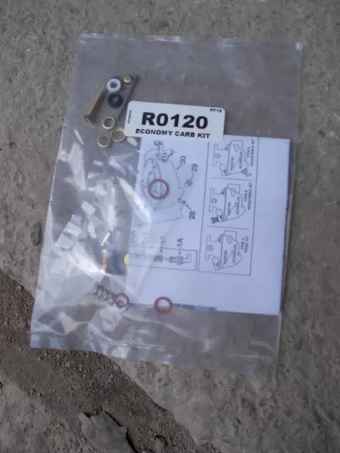 Alls Chalmers B C CA D14 D15 WD AC Tractor Economy Carburetor Rebuild Kit R0120