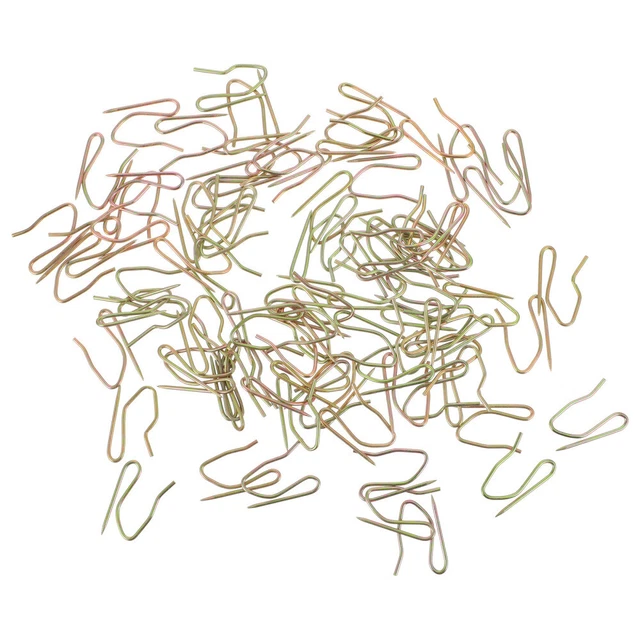 Set Di 12 Anelli Per Tenda Da Doccia In Metallo Nero, Doppio - Foto 4