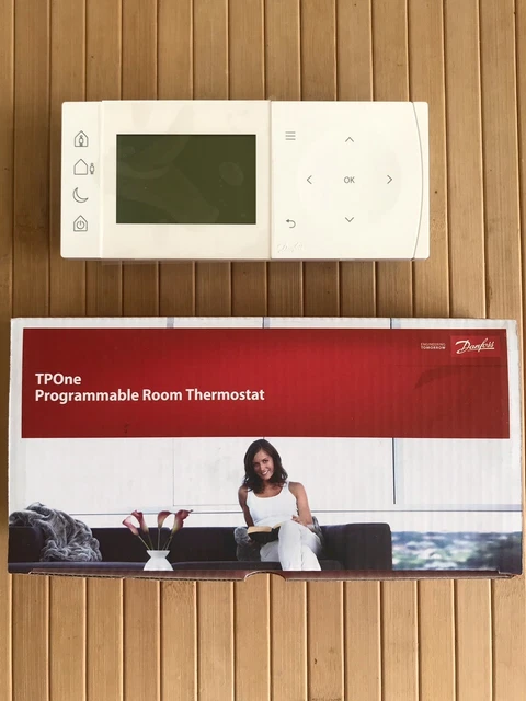DANFOSS TPONE PROGRAMMABLE Room Thermostat White 087N785200 EUR 35