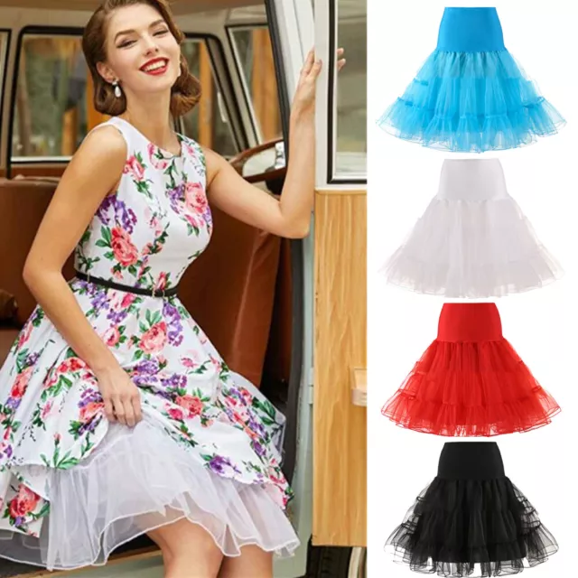 25" Retro Underskirt/50s Swing Vintage Petticoat/Rockabilly Tutu/Fancy Net Skirt