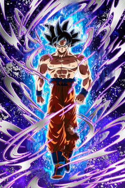 Dragon Ball Super Poster Goku Blue Kaioken 12inx18in Free Shipping