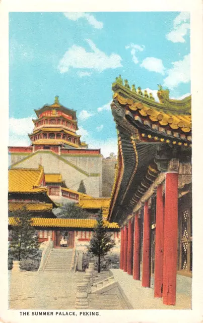 1920's Summer Palace Peking Beijing China post card