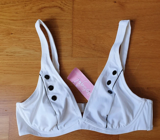 Maillot De Bain 1 Pièce Lise Charmel La Pirate - Taille M, Bonnet C, Rouge Corail/blanc/rose