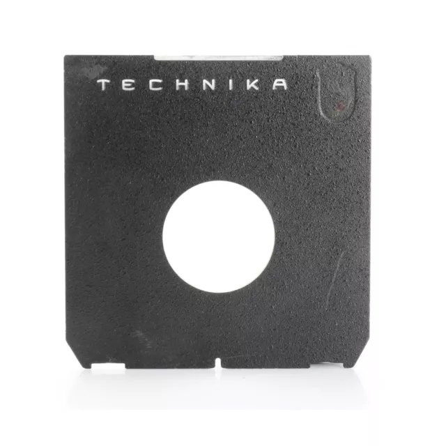 Linhof TECHNIKA 5x4 LENS BOARD 95x99 mm FORO 34,7 mm + Sehr Gut (254435)