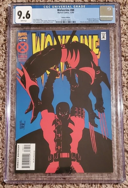Wolverine #88 CGC 9.6 Deluxe Edition Marvel 94 Deadpool vs Weapon X Complete MCU