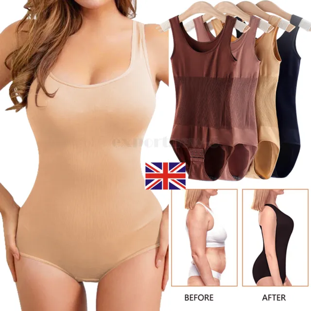 Women Slimming Bodysuit Body Shaper Ladies Seamless Firm Tummy Control Shapewear
