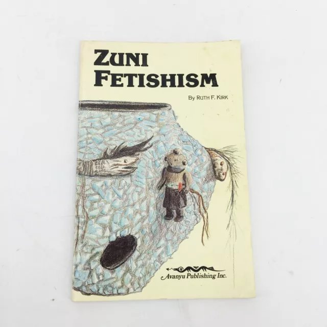 Libro de bolsillo ceremonial costumbres tribales Zuni fetichismo Ruth Kirk