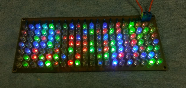 RGB Multicolour Rainbow LED Panel - For Light Show Effect 20x7 - 24V DC power