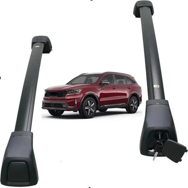 UPGRADED FOR KIA Sorento 20212024 Roof Rack Rail Cross bar luggage