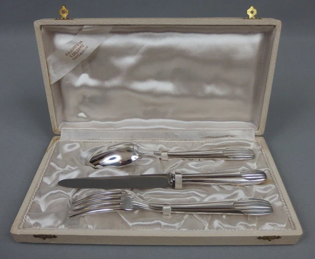 Coffret métal argenté fourchette à dessert - Arts de la table