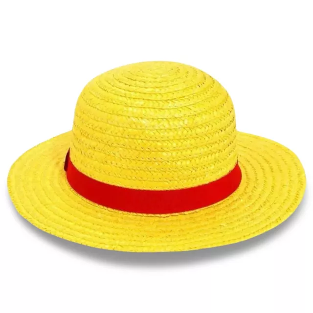 One Piece Monkey D. Luffy Straw Hat Anime Cosplay Cap