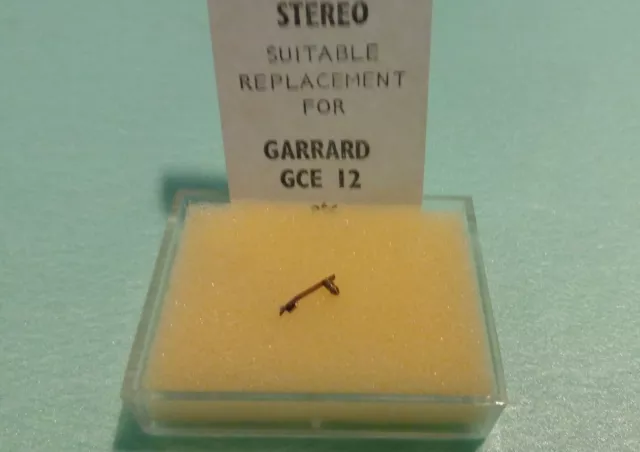 16-33/45 LP Abtastnadel f Garrard GCE-12 GC-8 GC-12 Bush Cartridge Stylus Needle