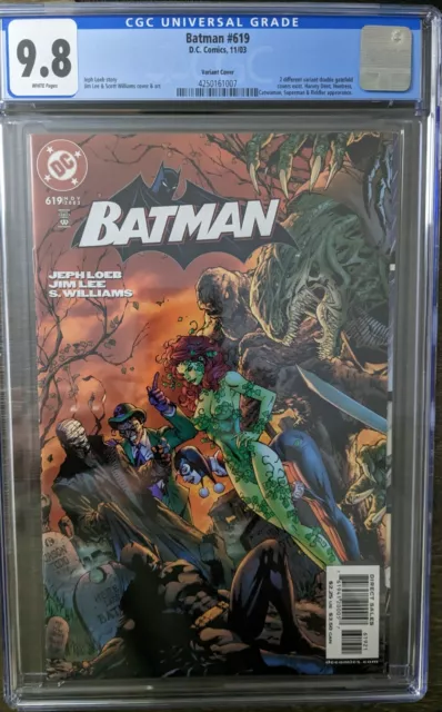 Batman #619 - Cgc 9.8 - Variant Cover - Jim Lee & Scott Williams Cover & Art