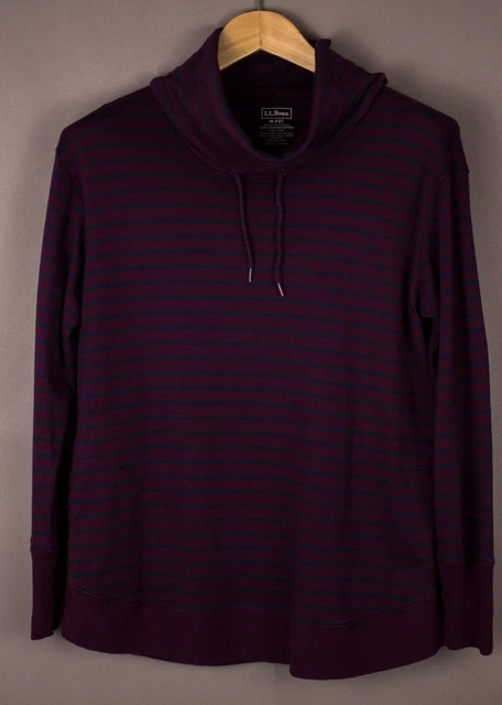 L.L.Bean Uomo collo Alto Maglione Cardigan Maglione Taglia M