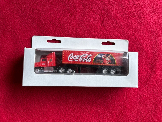 Semi-remorque Coca-Cola 1/87 HO Rouge Métal/Plastique Métal/Plastique