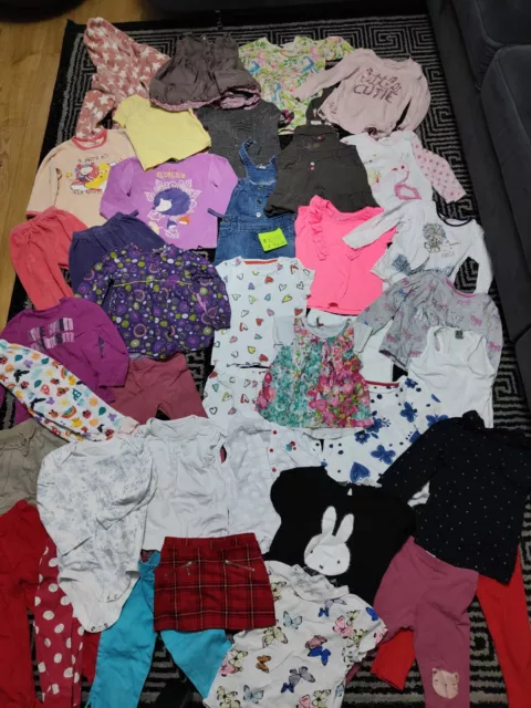 #088💜 Huge Bundle Of Girls Clothes 2-3years GEORGE NEXT PRIMARK H&M NUTMEG