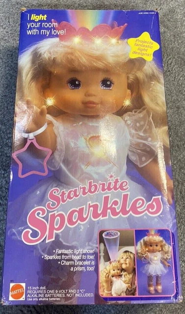 VINTAGE 1992 STARBRITE Sparkles Light Show Doll 15 NEW IN BOX 150.00 PicClick