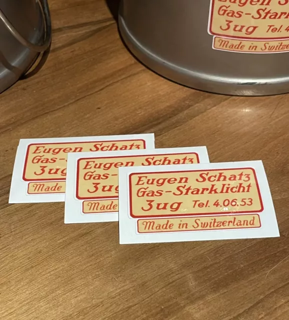 Aufkleber decal Sticker Hasag 551 Eugen Schatz Zug Starklichtlampe 2