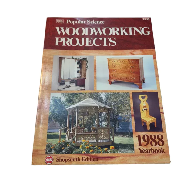"Popular Science ""Woodworking Projects"" 1988 Anuario ""Shop Smith Edition"