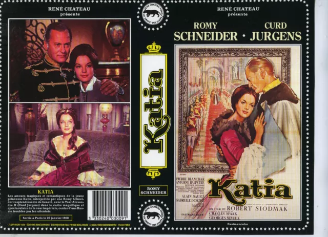 jaquette video(seul sans vhs)-KATIA-RENE CHATEAU-ROMY SCHNEIDER-JURGENS CURD