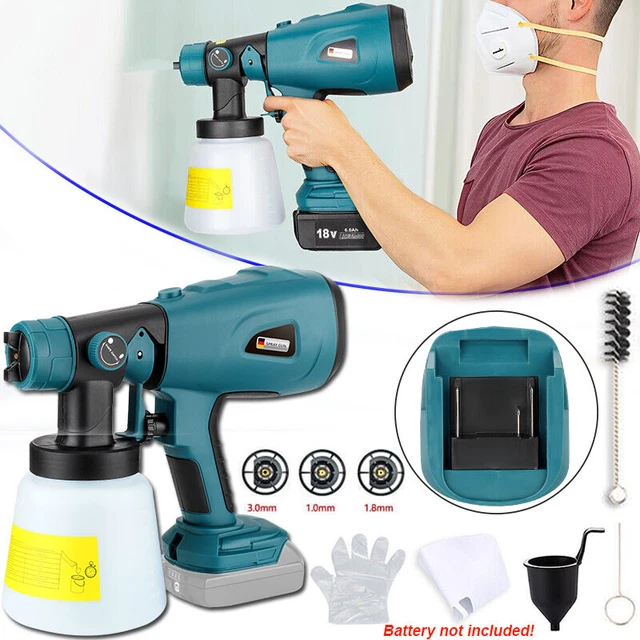 Cordless Paint Sprayer 800ml Paint Sprayer Gun for WalL Fence Metal Floor DIY