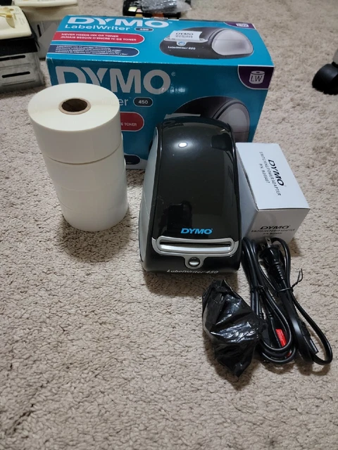NEW Dymo labelwriter 450 w/ 4x New rolls