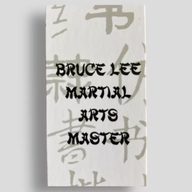 Bruce Lee Martial Art Master Collectible Promotional Bookmark 3