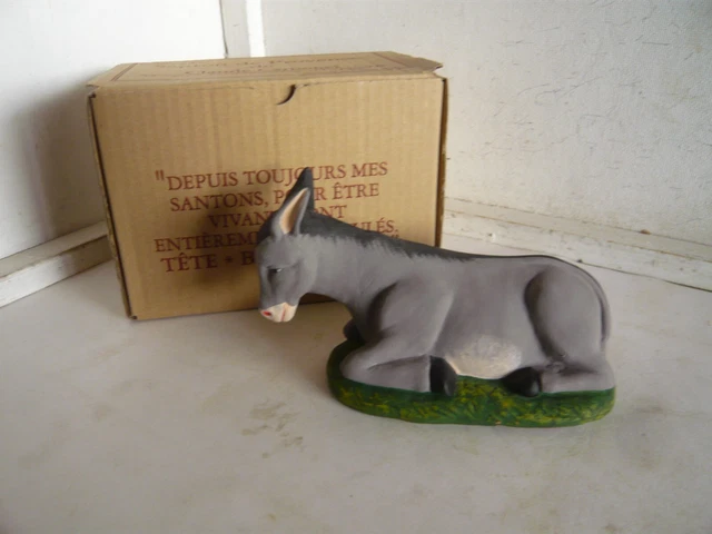 Santons De Provence Arterra - Âne En Argile 9 Cm, Décoré à La Main (Artisanat Français) - 3