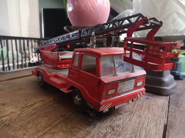 Joustra An. 80 / Camion De Pompier En Boite / Jouet Vintage