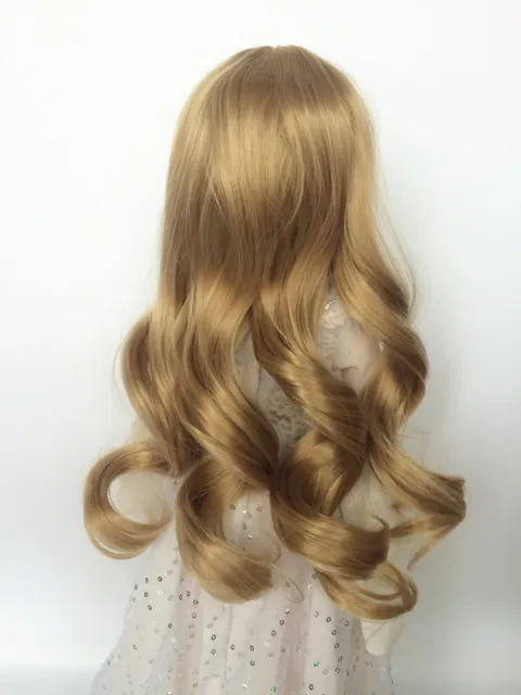 Centre Parting Long Hair Curly Wig for BJD Ball-jointed Doll SD Super Dollfie