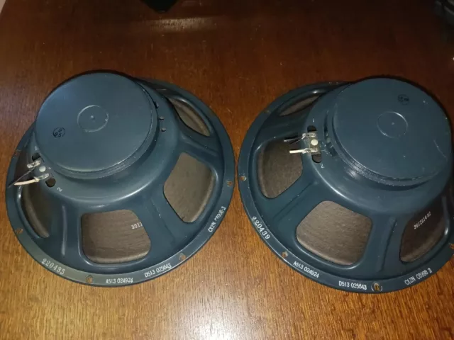 Vintage PAIR Jensen C12N 12 " SPEAKERS Matched 8 OHMS Vintage PAIR Jensen C12N 12 " SPEAKERS Matched 8 OHMS