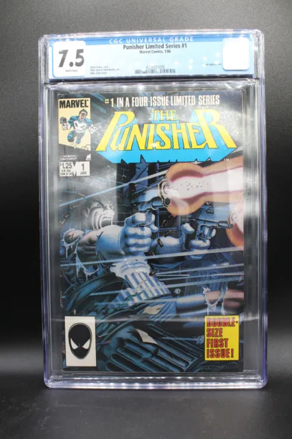 Marvel 1986 THE PUNISHER #1 1st SOLO LIMITED SERIES CGC 7.5